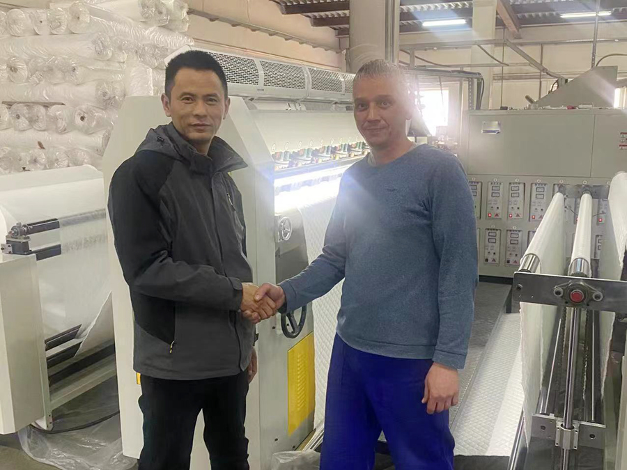 土耳其客戶購買超聲波縫綻機(jī) 土耳其客戶購買超聲波縫綻機(jī)